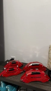 Brake Caliper Covers - Reflective Red - 10th generation Honda Accord - Picture 1 of 2