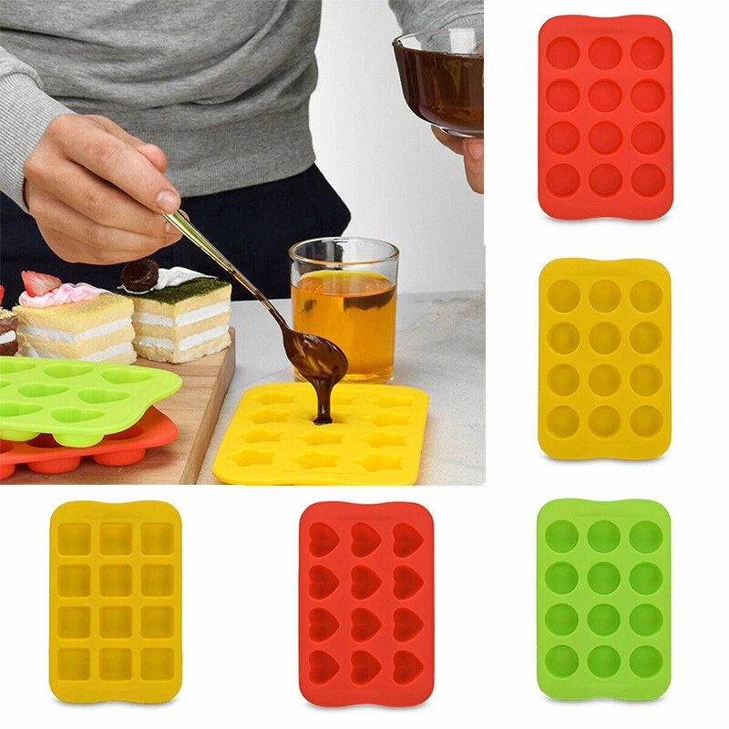 Silicone Mold DIY Tool Chocolate Pudding Cake Baking Ice Cube Tray  Mould Maker - Image 1 of 4