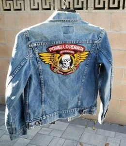 CHAQUETA DE COLECCIÓN POWELL PERALTA ASERRADA EN LEVI TALLA 36 - Imagen 1 de 8