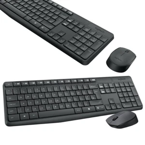 KIT COMBO TASTIERA E MOUSE layout ITALIANO LOGITECH WIFI MK235 WIRELESS - Foto 1 di 6