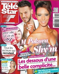 TELE STAR n°1895 26/01/2013 Shy'm & M Pokora/ Aurélie Vaneck/ Cote De Pablo/ Lio - Imagen 1 de 1