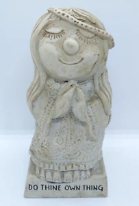 Vintage American Greetings Statue "Do Thine Own Thing" 6" - Picture 1 of 6