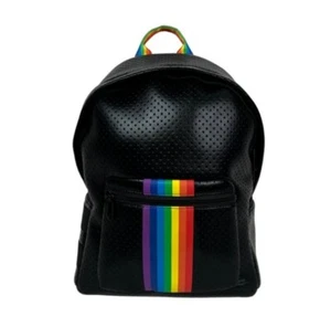 Schwarzer Regenbogenrucksack Parker & Hyde Neu mit Etikett - Pride - Bild 1 von 5