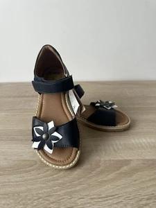 PRIMIGI ECO Leather Blue girl Sandals UK Size 1.5 EU 34 - Picture 1 of 12