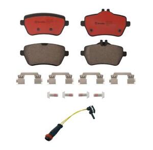 Brembo Rear Ceramic Brake Pad Set & Sensor Kit For MB W222 S550 R231 SL550 S560