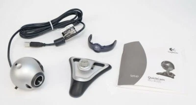 NEW Logitech QuickCam Pro 4000 Web Cam 1.3MP Live Video Calling Video IM - Image 1 of 4