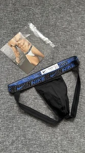 Intimo Nike Everyday Jockstrap GRANDE nero blu interesse cotone elasticizzato - Foto 1 di 6