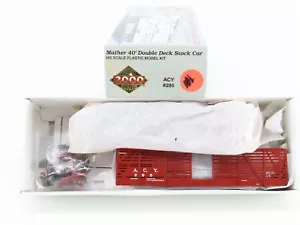 HO Scale PROTO 2000 Kit ACY Akron Canton & Youngstown 40' Stock Car #295 - Picture 1 of 4