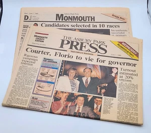 The Ashbury Park Press Giornale Monmouth County New Jersey Edizione 7 Giugno 1989 - Foto 1 di 13