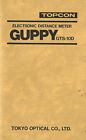 Topcon Guppy Model Gts-10D Instruction Manual