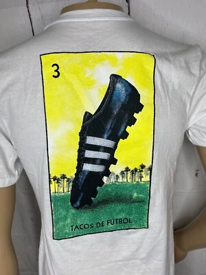 Adidas Camisa Tacos De Fútbol Camiseta Gráfica Fútbol Atlética Fitness Hombres Talla S Nueva con Etiquetas Foto 1 de 4