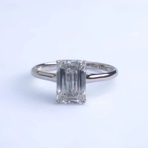 Damen 14 kt Weißgold Lab Grown Diamant 2,01 kt - Bild 1 von 6