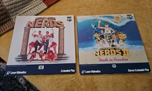 Revenge Of The Nerds Laserdisc LD Lot (2) Part One Part Two 80s CBS Video - Picture 1 of 13