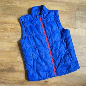Tb26 Stile Benetton Gilet Blue Bodywarmer Medium See Pics For Size - Picture 1 of 5