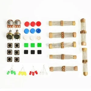 New Electronic Parts Pack KIT for ARDUINO component Resistors Switch Button C - Zdjęcie 1 z 6
