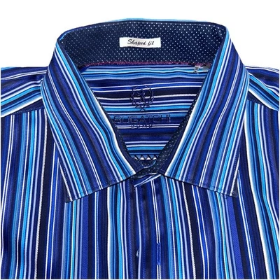 Bugatchi  Uomo Long Sleeve Shirt Shaped Fit Size XL? - Image 1 of 4