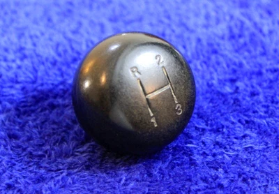 Black 3 Speed Gear Shift Knob Handle Accessory Truck Chevy AMC Mopar GM Ford - Image 1 of 4