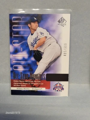 Auténtico SP 2004 - All-Star Moments Hideo Nomo #166/999 Foto 1 de 2