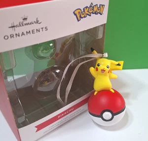 Hallmark PIKACHU Pokemon Ball Christmas Holiday Ornament - Picture 1 of 4