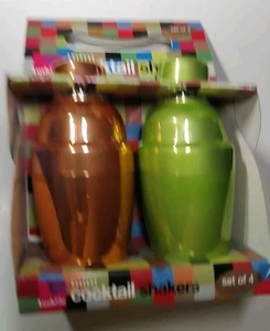 4er Set Mini Cocktail Shaker Neu Offener Karton Lushlife - Bild 1 von 5