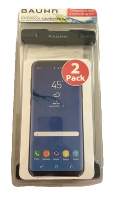 2 Pack Waterproof Phone Bag Case Underwater Cell Phone Case Cover Dry Bag - Image 1 of 4