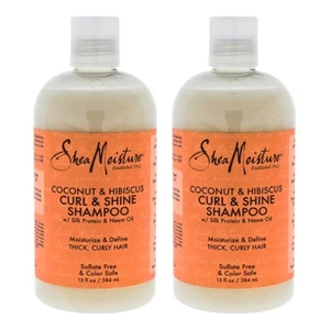 Champú Coconut & Hibiscus Curl & Shine - Pack de 2 de Shea Moisture para Unis... - Imagen 1 de 1
