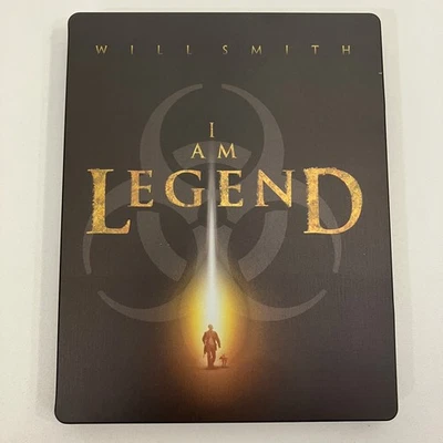I Am Legend Steelbook Blu Ray Will Smith Thriller SciFi Francis Lawrence 2014 - Image 1 of 4