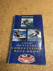 Libro oficial de reglas de carreras de competición 1998 IJSBA edición internacional moto acuática - Imagen 1 de 17