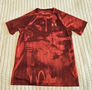 Under Armour youth tshirt medium red moisture wicking - Picture 1 of 4