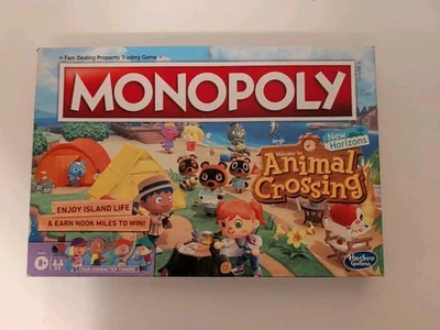 Monopoly Animal Crossing New Horizons Board Game Complete New w/o Shrink - Image 1 of 4