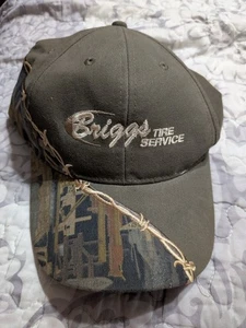 Cappello Berretto Briggs Tire Service Farm Nero Adulto Nuovo - Foto 1 di 2