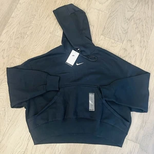 Neu mit Etikett Damen neu🌿Nike Over-Oversized schwarzer Pullover Hoodie DQ5858-010 Größe M - Bild 1 von 8