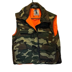Vintage NorthWest Territory Hunting Vest Reversible Camo - Picture 1 of 5