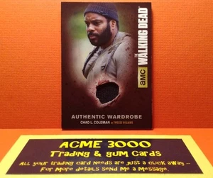Cryptozoic Walking Dead Season 4 Authentic Wardrobe Card Tyreese - Coleman M19 - Picture 1 of 2