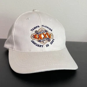 Cappello atletico logo vintage 2001 Super Bowl XXXV NFL snapback 2001 berretto calcio FL - Foto 1 di 8