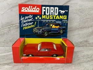 SOLIDO 147 BIS FORD MUSTANG caja original vintage rojo Ford Mustang - Imagen 1 de 8
