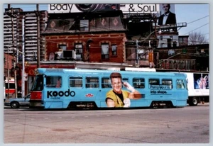 TTC Streetcar #4111 'Koodo Mobile' Wrap King W at Queen W Toronto Fuji 4x6 Print - Picture 1 of 2