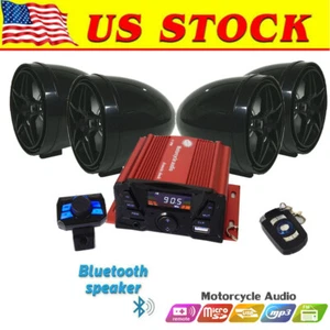 Altavoces antirrobo UTV ATV Sistema de audio USB Estéreo Bluetooth Motor Control remoto R-S - Imagen 1 de 10