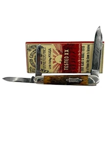 Pocketknife Case XX 53091 1990 Whittler Split Backspring Stag Bowtie S. KP-1619 - Picture 1 of 22