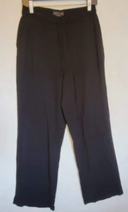 Banana Republic Women's Slacks Black Size 10 Dressy Straight Leg Pants Pockets - Picture 1 of 7