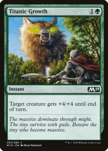 Titanic Growth Foil (205) Core Set 2019 M19 MTG Magic - Picture 1 of 1
