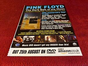 PADA35 ADVERT 11X9 PINK FLOYD : DARK SIDE OF THE MOON DVD