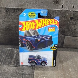 Hot Wheels BATMAN Tooned Classic~BLUE~1966 TV Series Batmobile - Picture 1 of 6