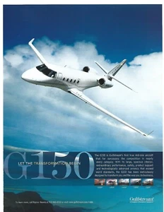 Gulfstream Print Ad / G150 / Private Pilot Ad / Private Aircraft Print Ad / 2007 - Picture 1 of 2