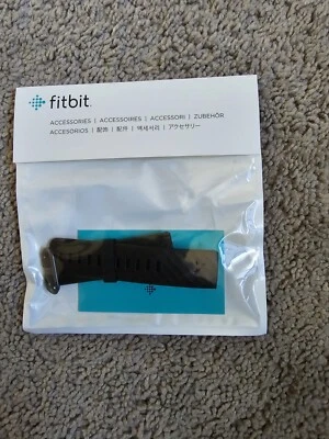 Genuine OEM Fitbit Charge 3 and 4 Accessory Watch Band Classic Black  - Image 1 of 2
