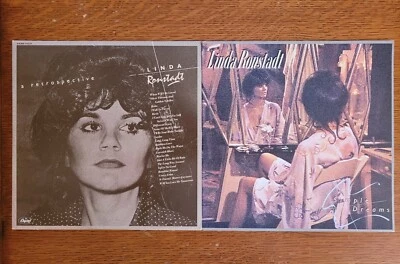 Linda Ronstadt Simple Dreams A Retrospective Vinyl Record Album LP Lot Of 2 VG+ Foto 1 de 4
