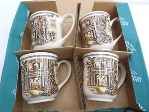 Caja 4 tazas de Navidad Johnson Brother England nueva - Imagen 1 de 3