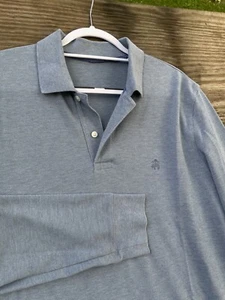 Brooks Brothers Sim Fit Performance Piqué Tejido Manga Larga Polo Hombres Talla L - Imagen 1 de 9