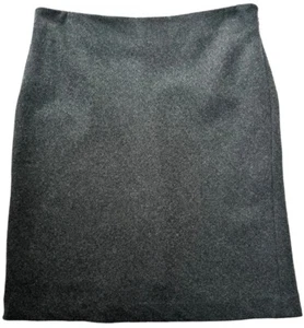 Falda Eddie Bauer Mujer Talla 6 Gris Lana Mezcla Viscosa Lápiz Forrada Recta - Imagen 1 de 12