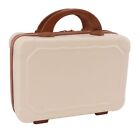 (Beige)Cosmetic Box Cosmetic Bag Zipper Vintage Compact For Storage For Girls AU